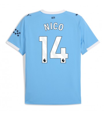 Manchester City Nico Gonzalez #14 Hemmatröja 2025-26 Kortärmad